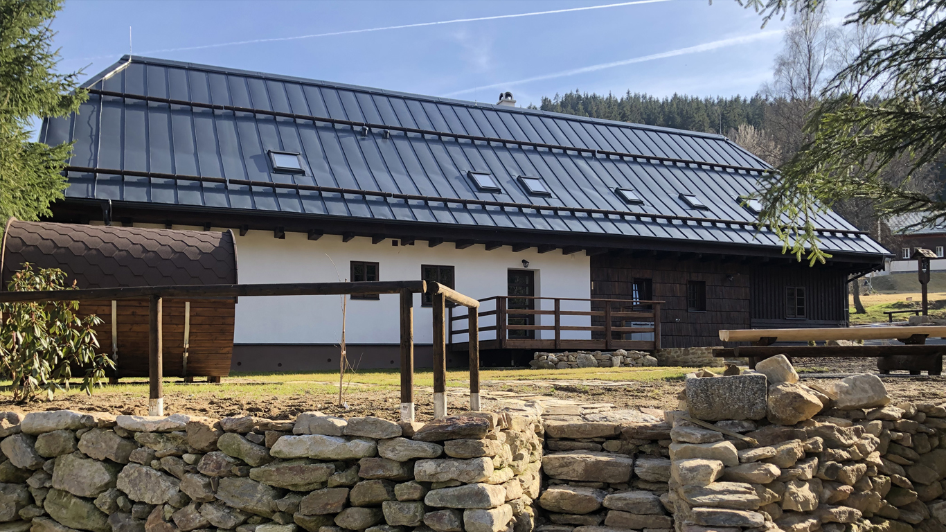 NOVÉ UBYTOVÁNÍ CHALUPA<br>  HORNÍ VLTAVICE